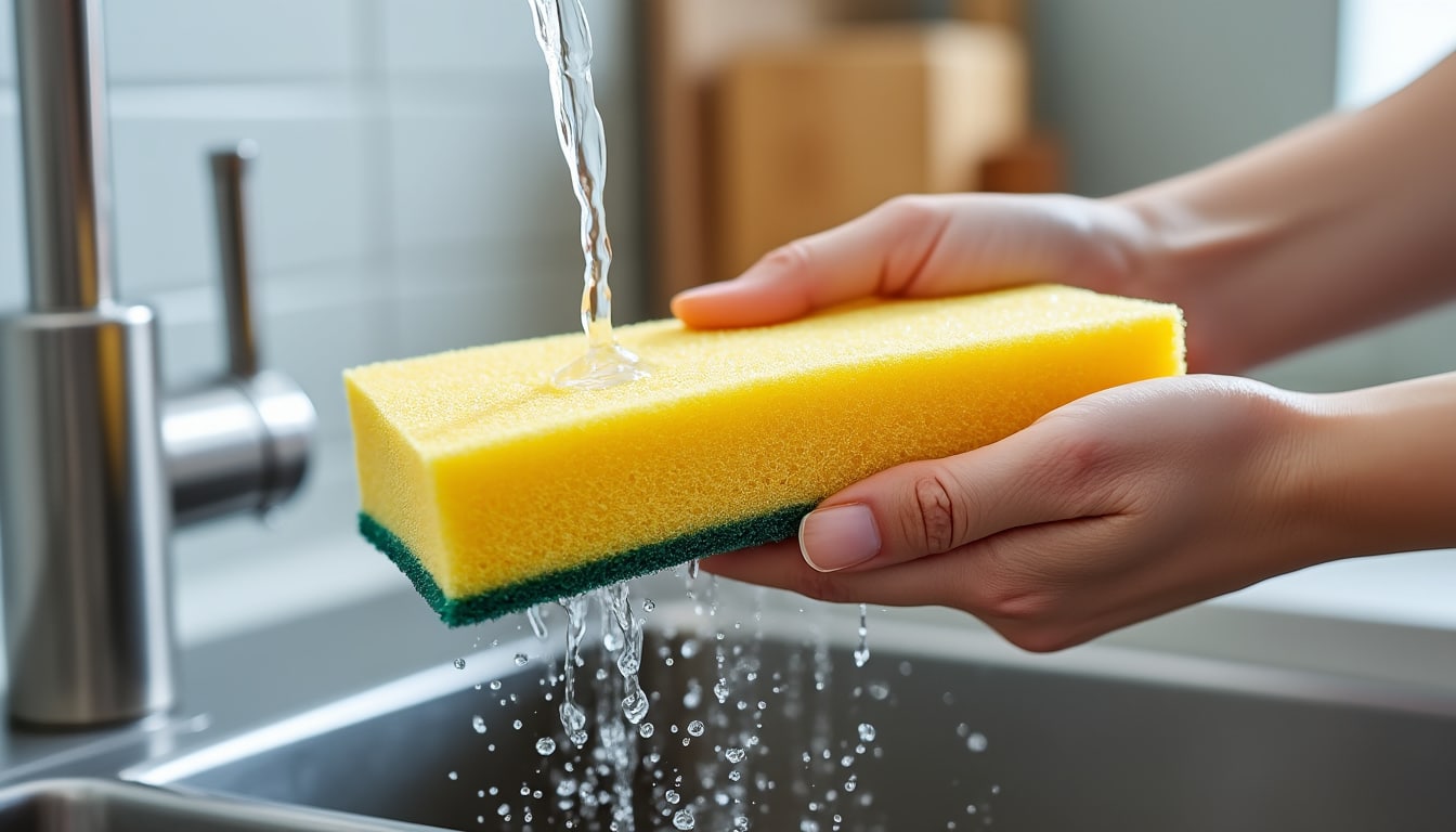 Désinfecter une éponge : ce que la pratique vaut vraiment