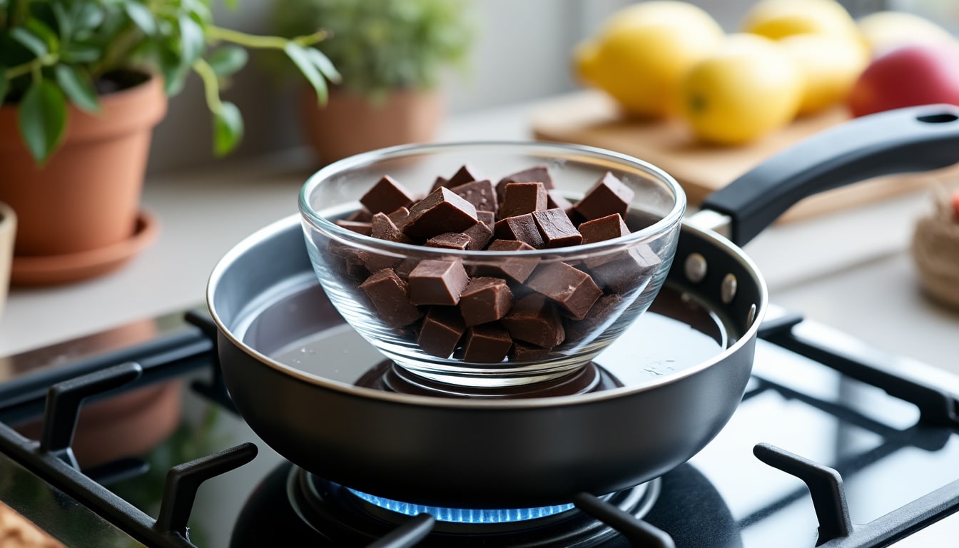 Faire fondre du chocolat sans le brûler : la technique