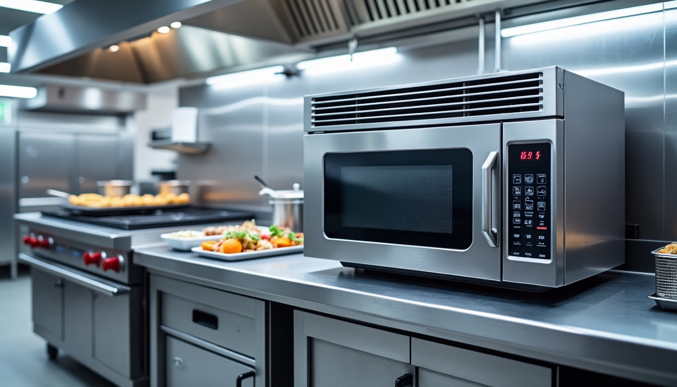 Micro-ondes en collectivité : les exigences d&rsquo;usage intensif